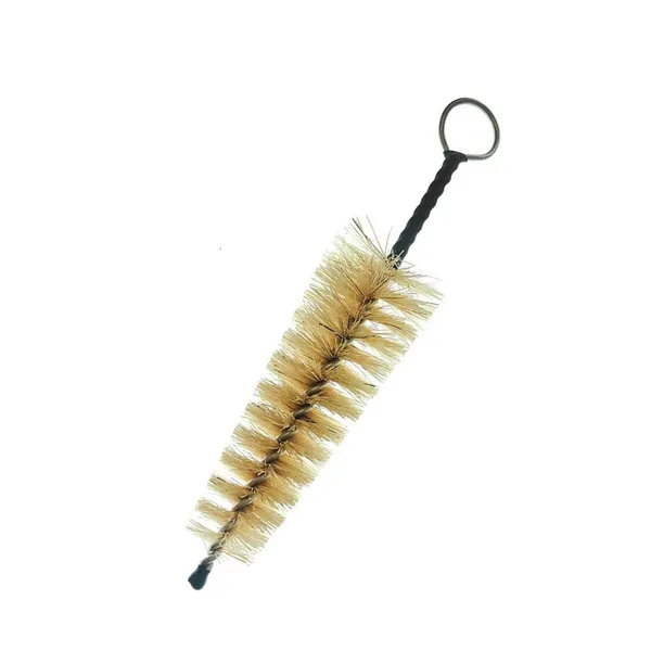 Mouthpiece Cleaning Brush Metal Handle Bristles Sax Trumpet