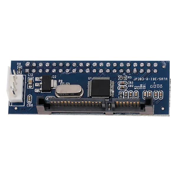 Meta Hard Disk Drive Parallel Port to Serial Port Adapter Card Blue 17