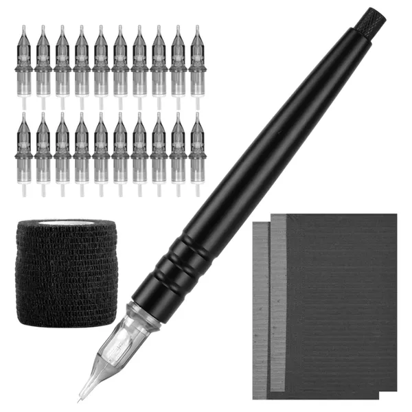 Metavers 1RL Tattoo Pen Needles Cartridge Grip Cover Wrap and Table