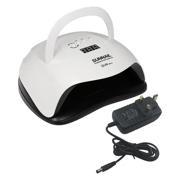 Sunnail 80W UV LED Nail Dryer Machine Black and White 24 x 23 x 11cm