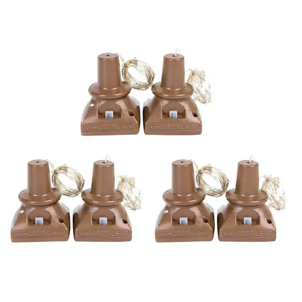 Metavers Solar Powered Mini Bar Lights 20 LED, Pack of 6 Wholesale Tradeling