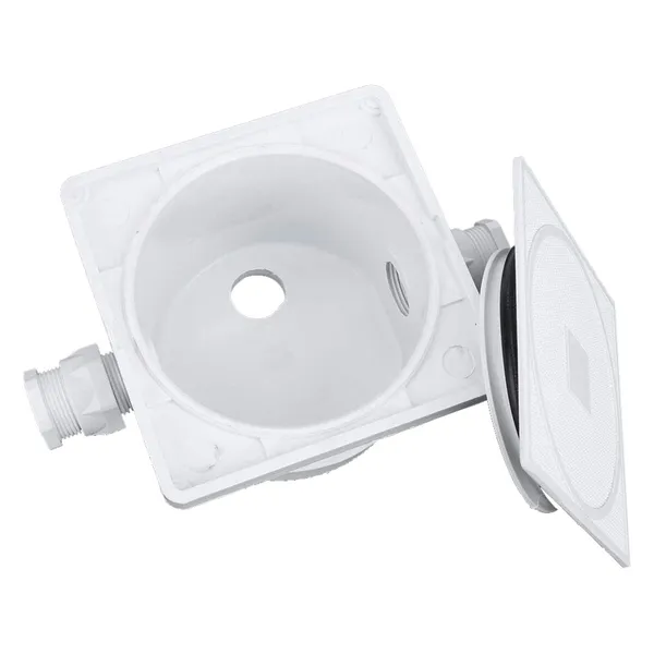 Nibeminent Waterproof Underwater Swimming Pool Light Junction Box White