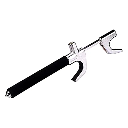 Yxce Heavy Duty Car Steering Wheel Lock Silver 5.2 x 49.4 x 15cm