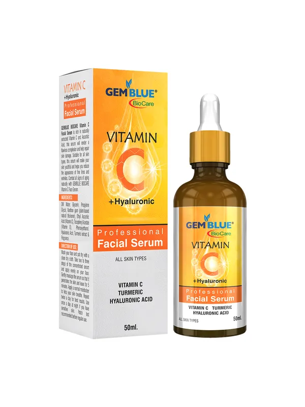 Gemblue Biocare Vitamin C Hyaluronic Facial Serum, 50Ml Wholesale Tradeling