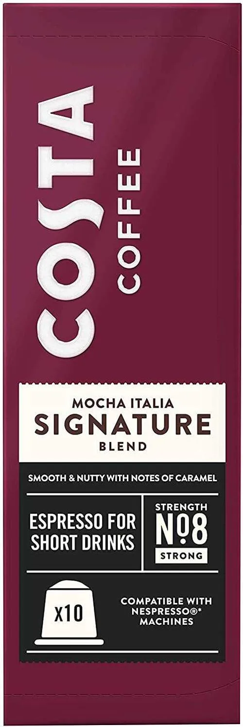 Costa Signature Blend Espresso Nespresso Compatible 10 Capsules