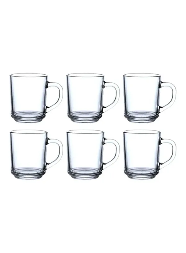 Artc 6 Pieces Tea Mug Set Clear 27.2x17.8x10cm Wholesale Tradeling