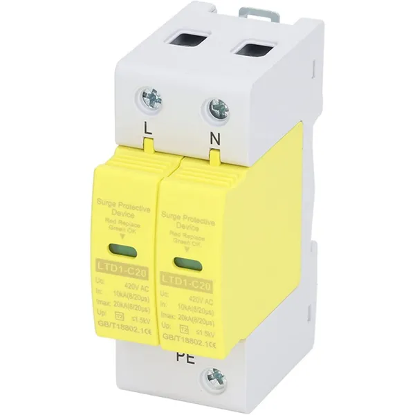 2 Poles Surge Protector 420v Ac Wall Mount Surge Protective Device Ip20
