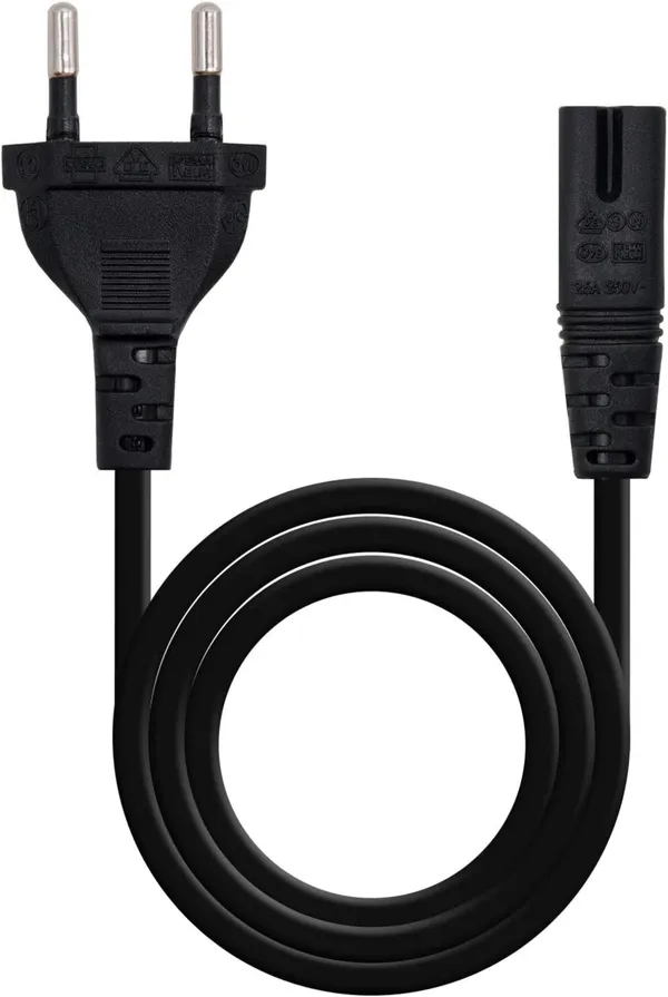 Nanocable 10.22.0402 Power Cable In The Shape Of 8, 1.5 Mts Wholesale Tradeling
