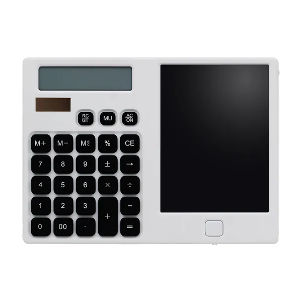 6 Inch Lcd Writing Tablet With Calculator Notepad 12 Digit Calculator