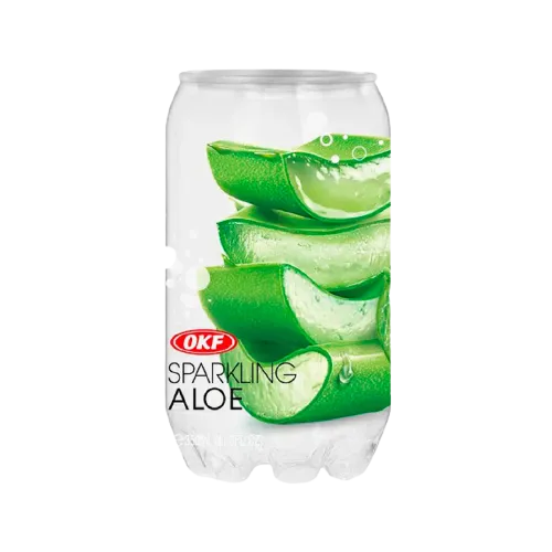 OKF Sparkling Flavored Water Aloe, 350ML, Pack Of 24 Wholesale