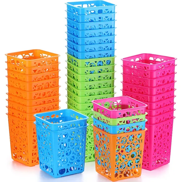 Desk Pencil Holder Multi Colorful 40 Pcs Wholesale Tradeling