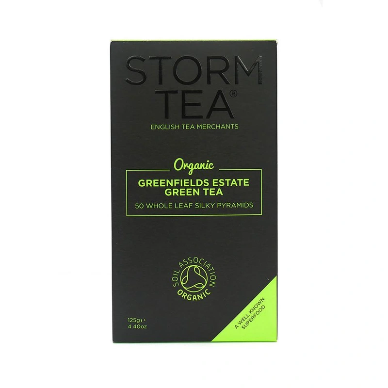 Storm Tea Organic Greenfields Estate Green Tea 50 Tea Bags