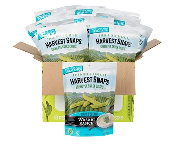 Harvest Snaps Green Pea Snacks   Wasabi 34 gr