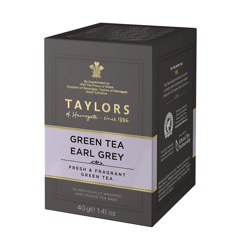 Taylors Green Tea Earl Grey 40 Gr