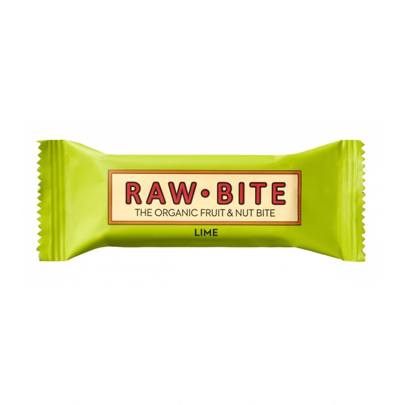 Rawbite Lime Organic Bar 50 Gr