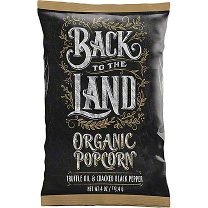 Back To The Land Popcorn Truffle Oil Black Pepper 113 gr