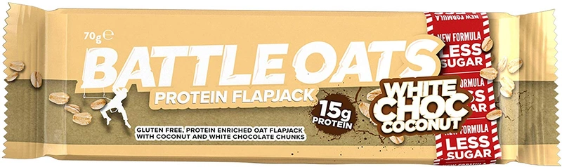 Battle Oats Protein Flapjack White Choc Coconut 70 Gr