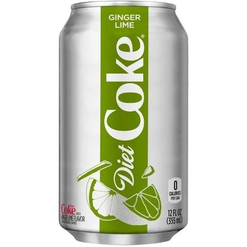 Coke Diet Ginger Lime Drink 355 ml