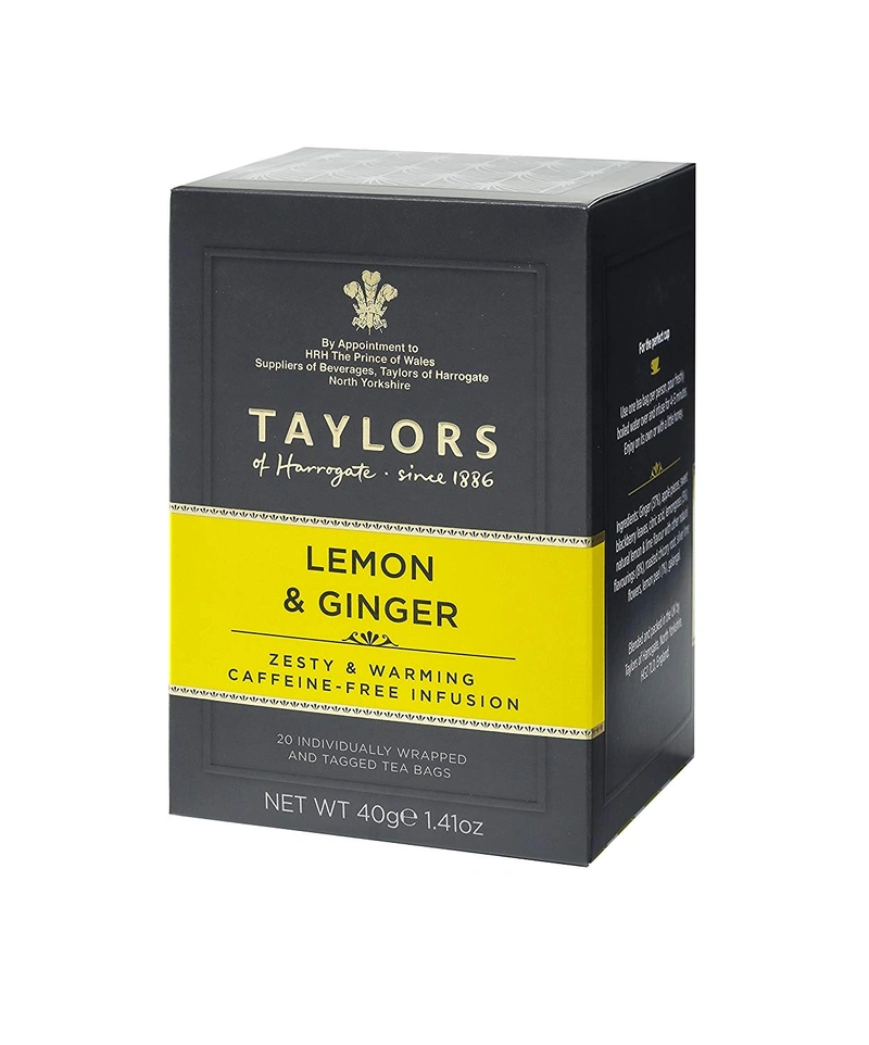 Taylors Lemon Ginger Tea Infusion 40 Gr