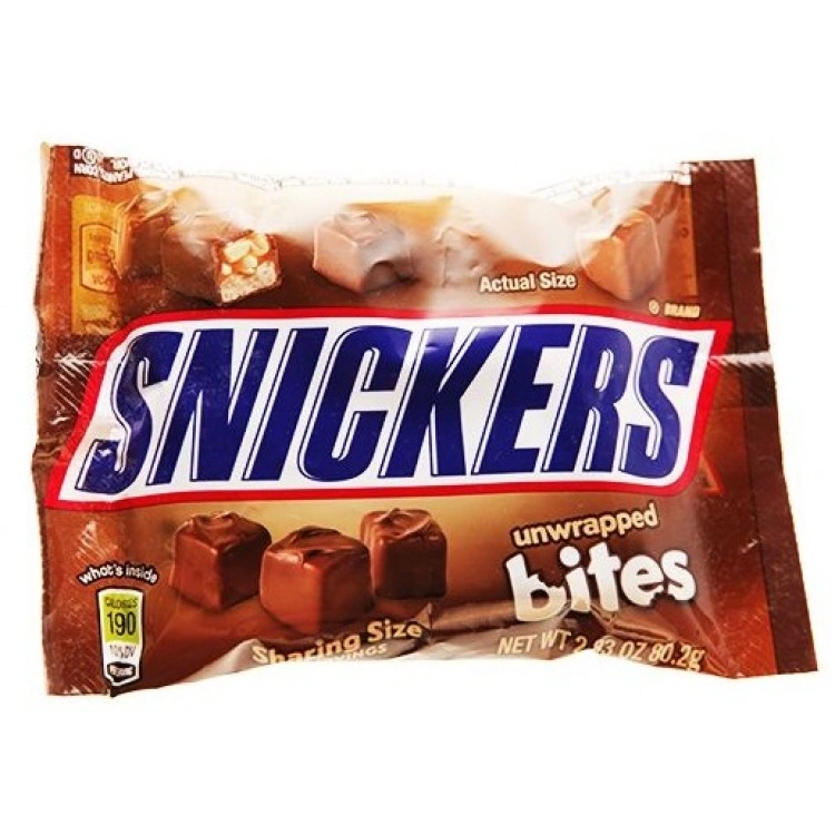 Snickers Unwrapped Candy Bites 80.2 Gr