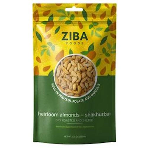 Ziba Foods Heirloom Almonds Shakhurbai Salted 1 Kg