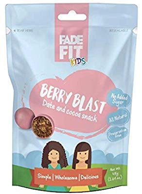 Fade Fit Kids Berry Blast Date And Cocoa Snack 35 Gr