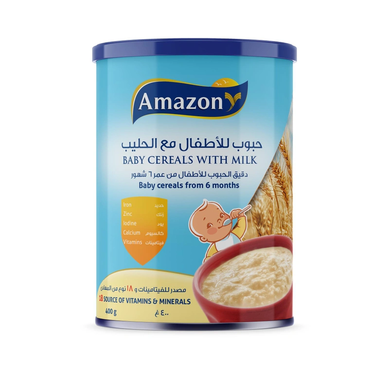 Amazon Baby Cereal With Milk 400 Gr