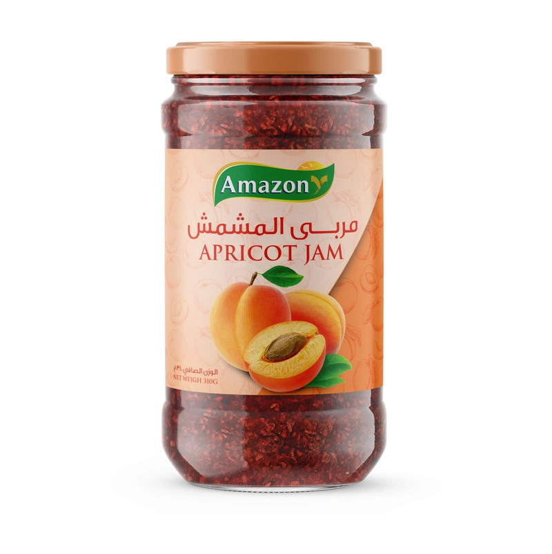 Amazon Apricot Jam   Glass 310 gr