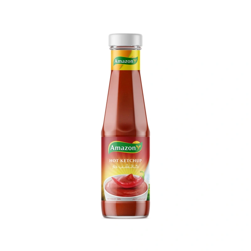 Amazon Tomato Ketchup Chilli Long Bottle 340 gr