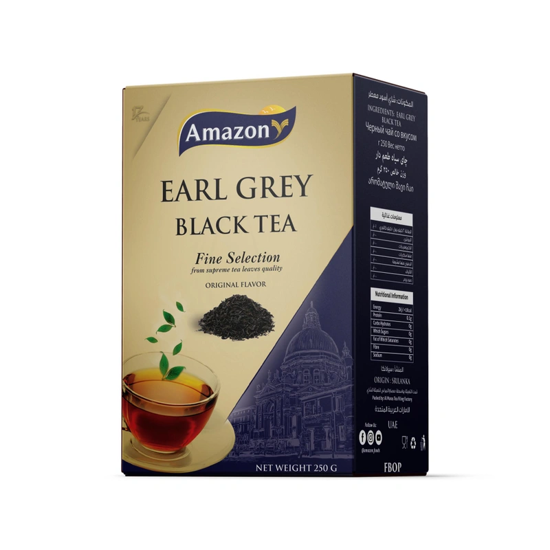 Amazon Earl Grey Ceylon Leaf Tea Pouch 250 Gr
