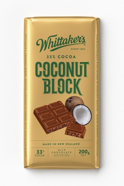 Whittaker Coconut Bar 200 Gr
