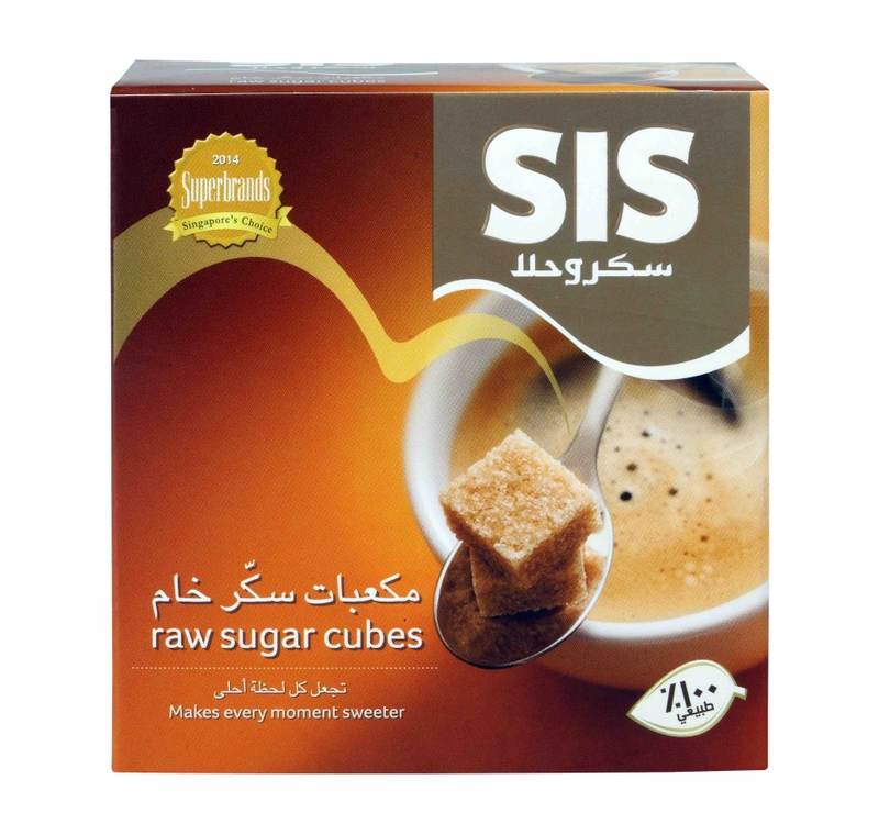 Sis Raw Cube Sugar 454 gr