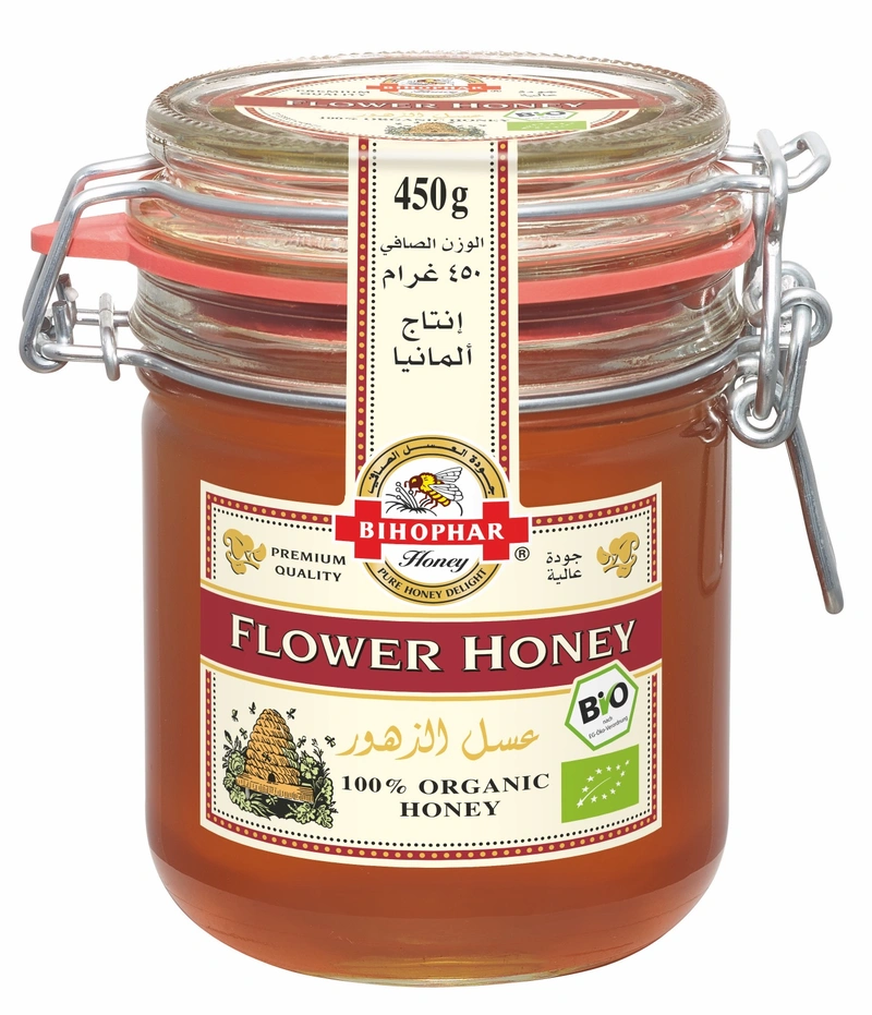Bihophar Organic Flower Honey 450 gr