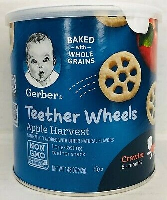 Gerber Teether Wheels 8+Months Apple Harvest 42 Gr