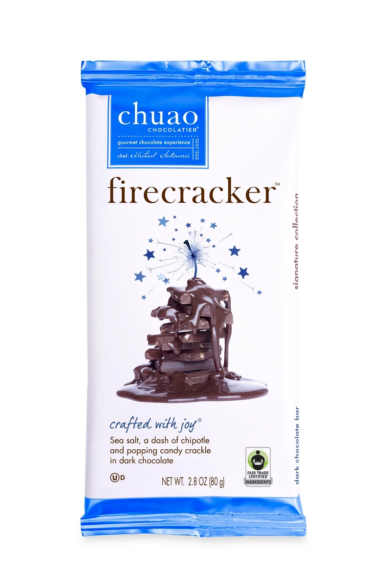 Chuao Firecracker Chocolate Bar 80 Gr