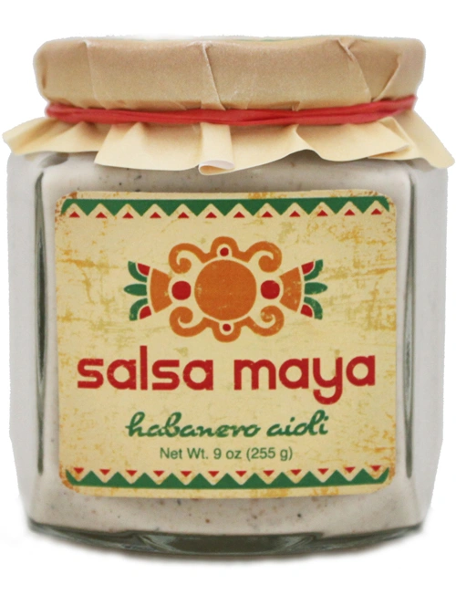 Salsa Maya Habanero Aioli   Jar 255 gr