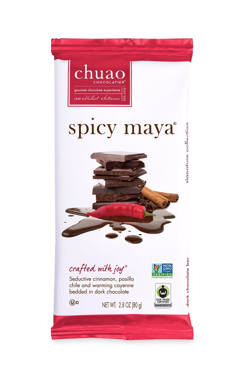 Chuao Spicy Maya Chocolate Bar 80 Gr
