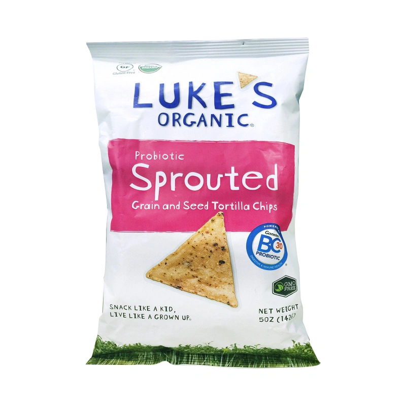 Lukes Organic Probiotic Sprouted Tortilla Chips 142 gr