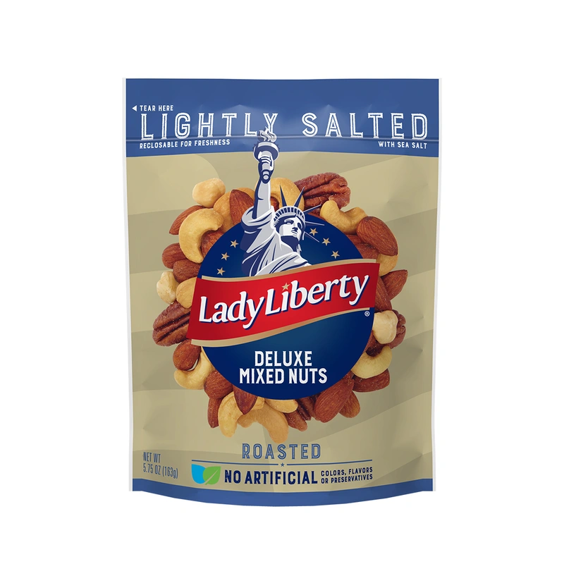 Lady Liberty Deluxe Mixed Nuts Lightly Salted 163 gr