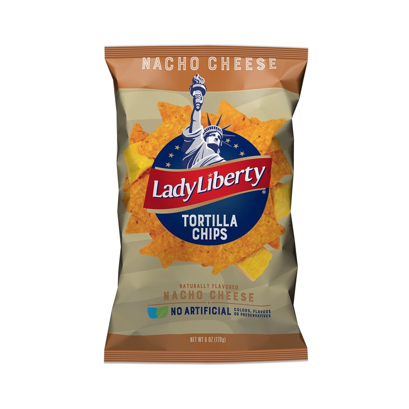Lady Liberty Nacho Cheese Tortilla Chips 170 gr
