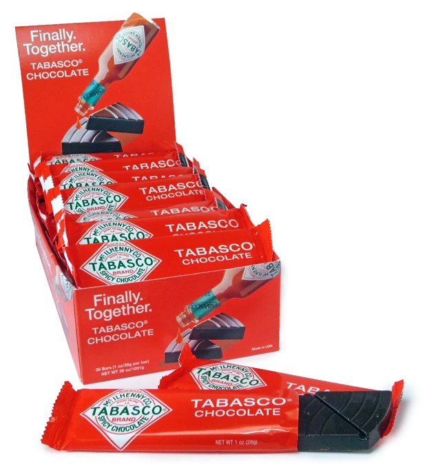Tabasco Chocolate Bar Sleeves 28 Gr