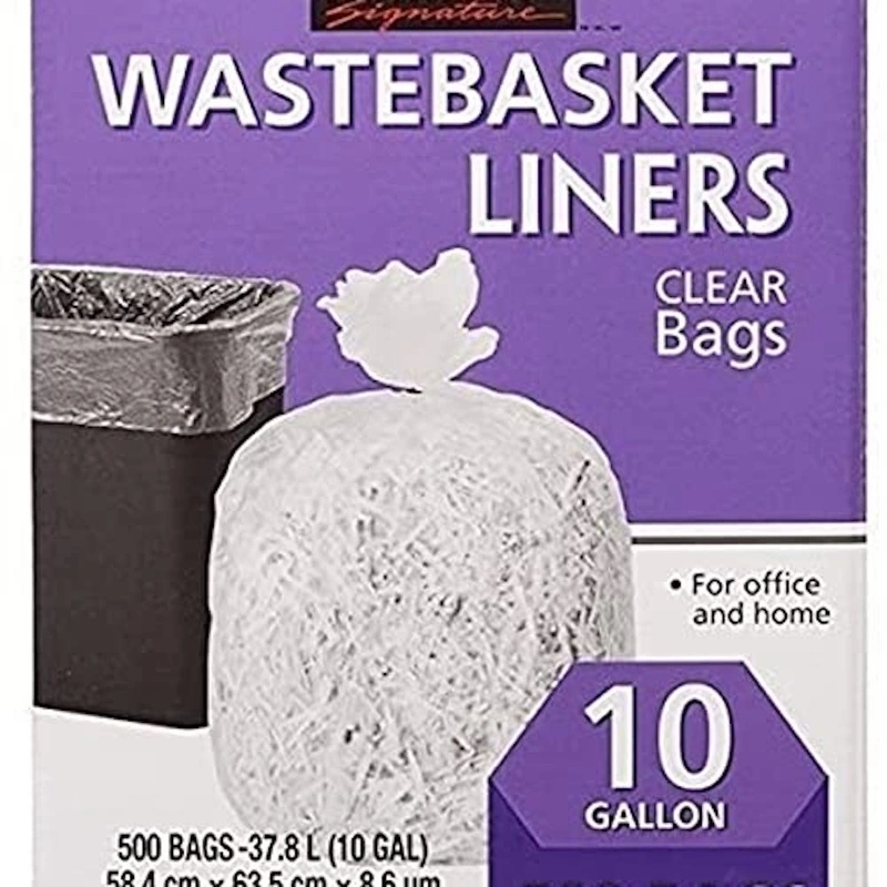 Kirkland Signature Wastebasket Liners Clear ‎4.88 x 5.28 x 0.03cm 500