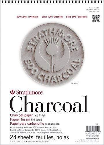 Strathmore Charcoal Spiral Paper Pad 18X24-24 Sheets (Pack of 1 )