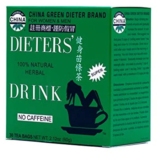 China Green Dieters Tea Weight Loss Herbal Drink 60g 30Piece