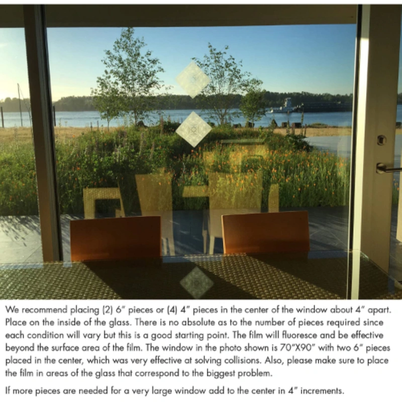 Artscape Bird's Eye View Window Deflector Clear 4 x 4Inch 023706