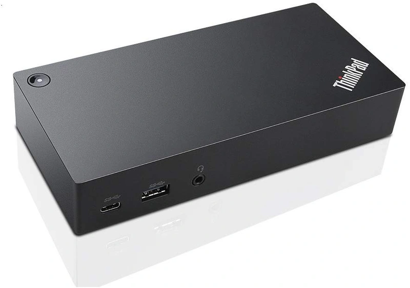 Lenovo ThinkPad USB-C UltraDock With 90W 2 Prong AC Adapter (40A90090US, USA Retail Packaged)