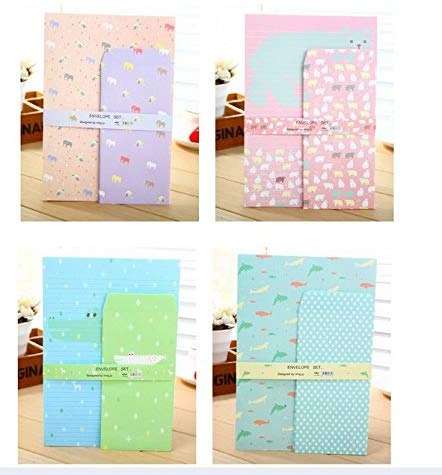 SCStyle 30 Cute Kawaii Cat Design Writing Stationery Paper with 15 Envelope