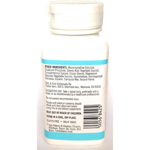 Trader Joe's B Complex and Vitamin C Supplement 100 Tablets Wholesale Prices Tradeling