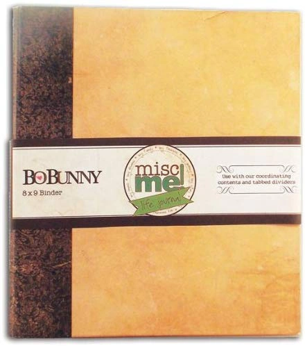 Misc Me 3-Ring Binder 8X9-Kraft (Pack of 1 )