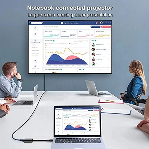 Chioins USB to VGA Adapter Black 7.76 x 4.53 x 0.71Inch BXU3TVAX